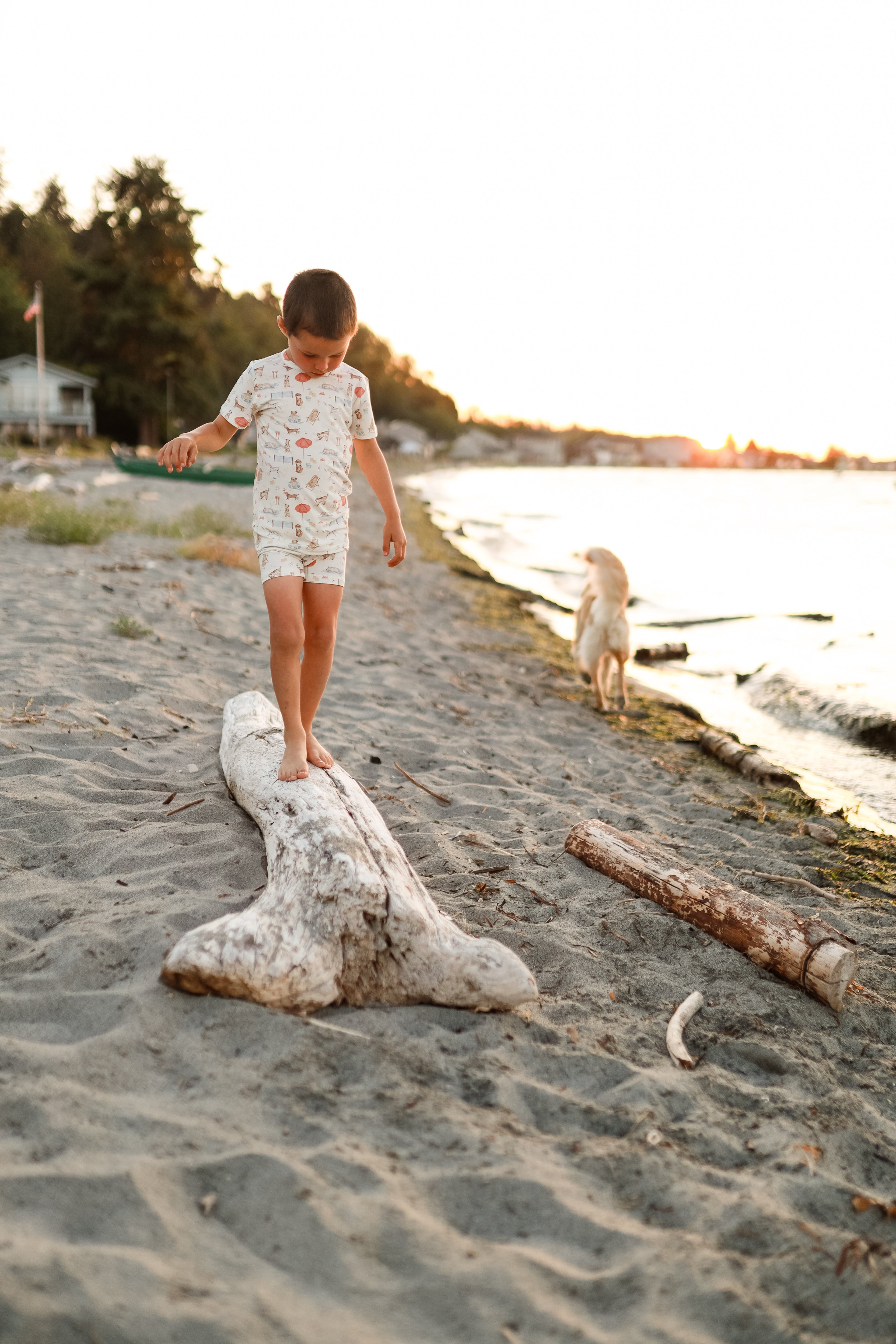 Bamboo "Beach Pawty" 2pc Pajama Set | 12M+