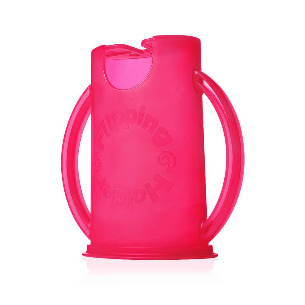 Flipping Holder Deluxe w/ Lid | Pink