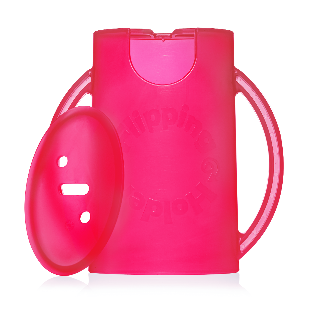 Flipping Holder Deluxe w/ Lid | Pink