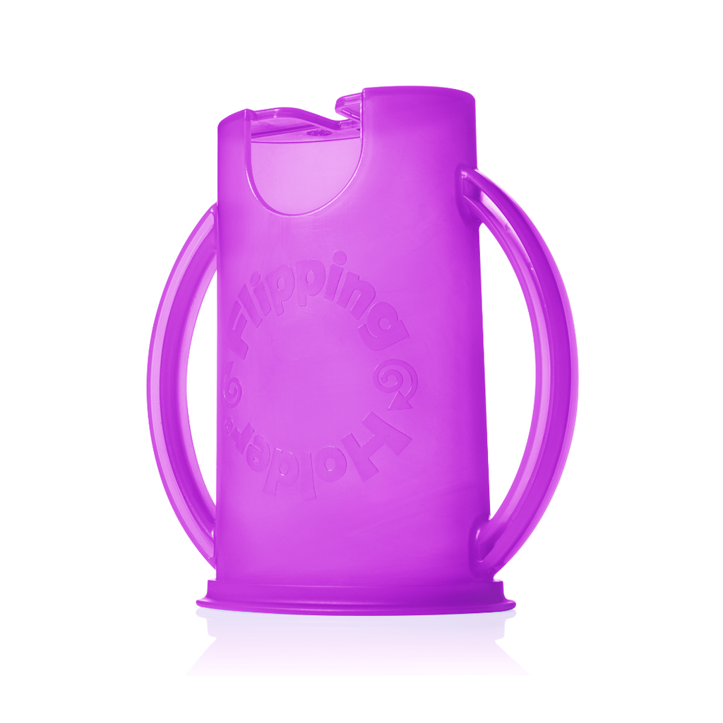 Flipping Holder Deluxe w/ Lid | Purple