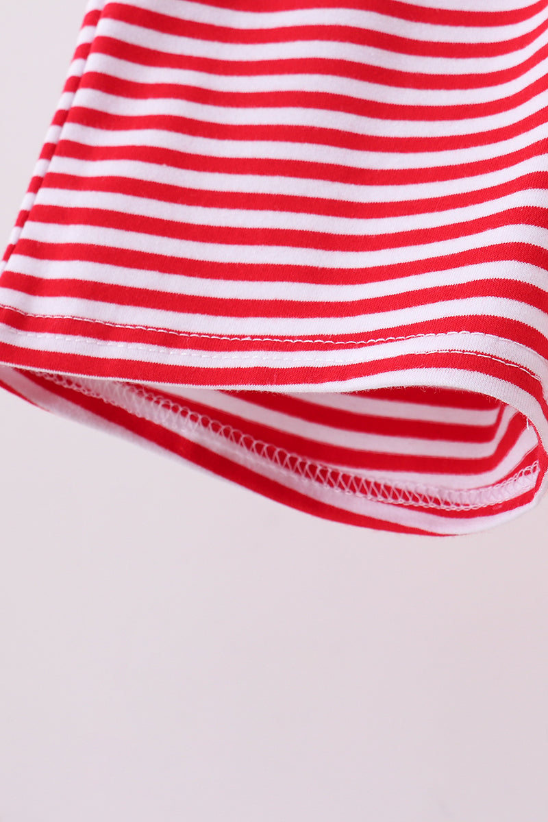 Stripe Shorts | Red & White | 12M+