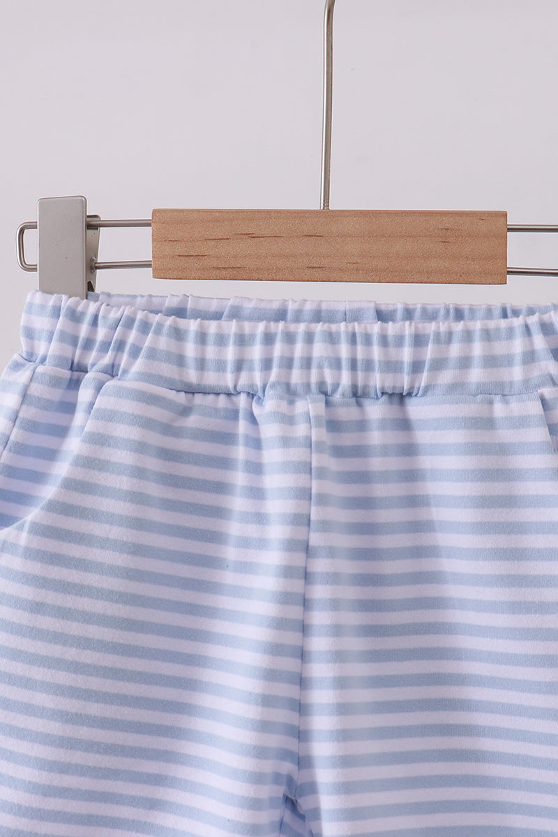 Stripe Shorts | Blue & White | 12M+