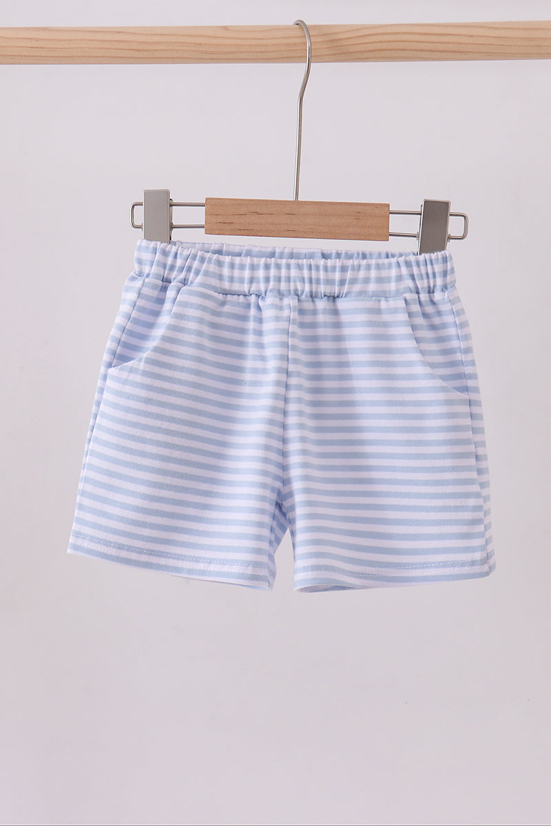 Stripe Shorts | Blue & White | 12M+