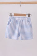 Stripe Shorts | Blue & White | 12M+