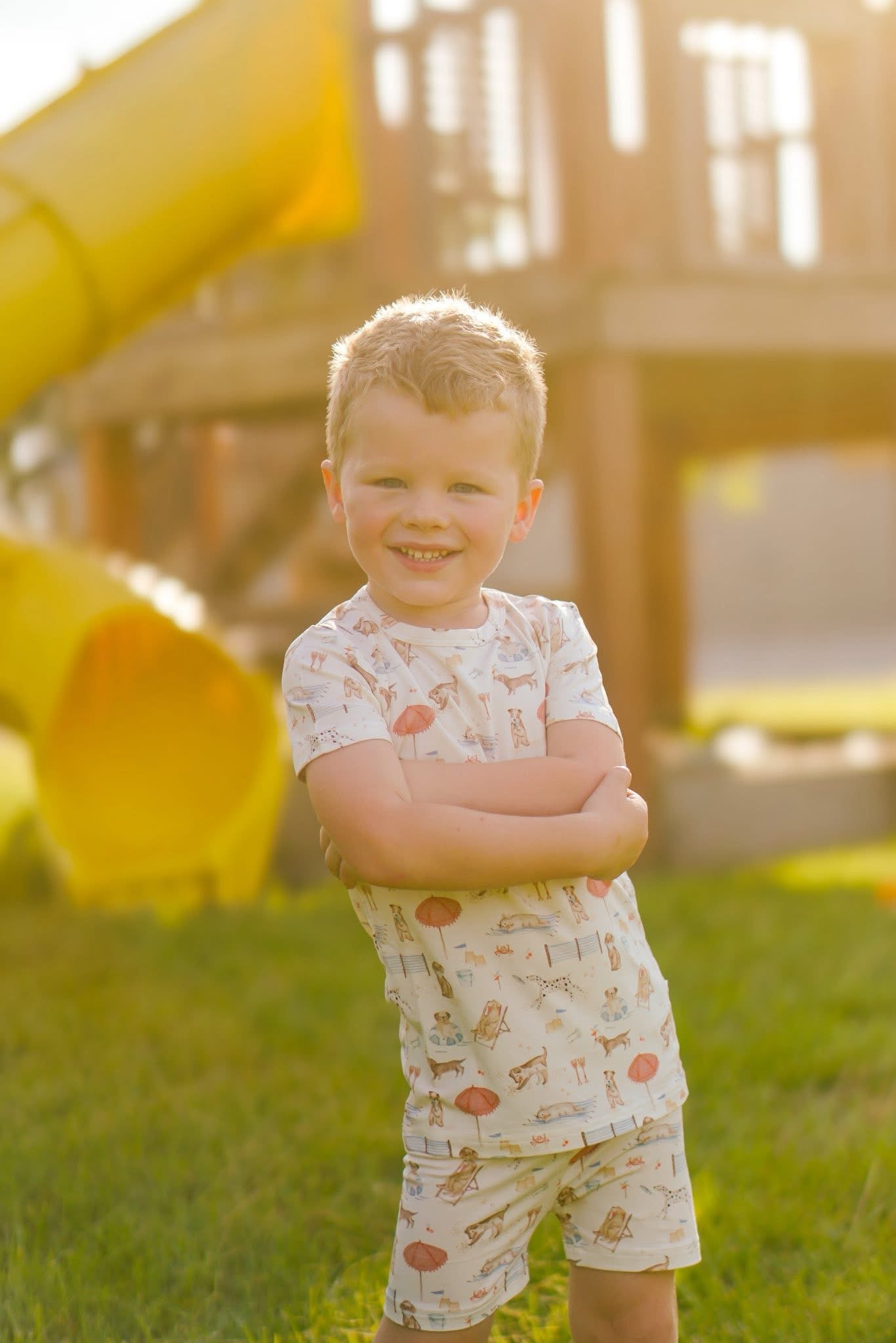 Bamboo "Beach Pawty" 2pc Pajama Set | 12M+