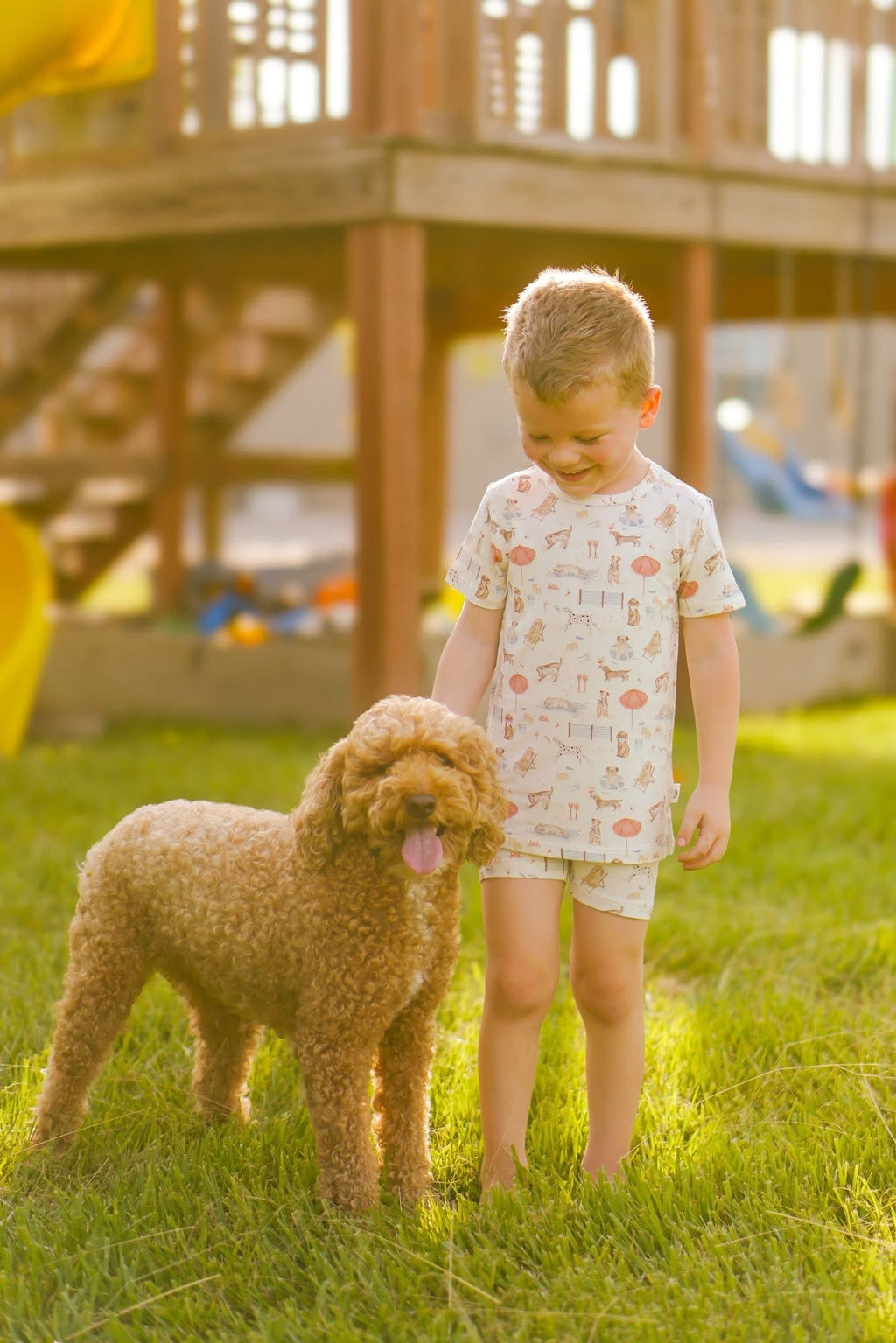 Bamboo "Beach Pawty" 2pc Pajama Set | 12M+