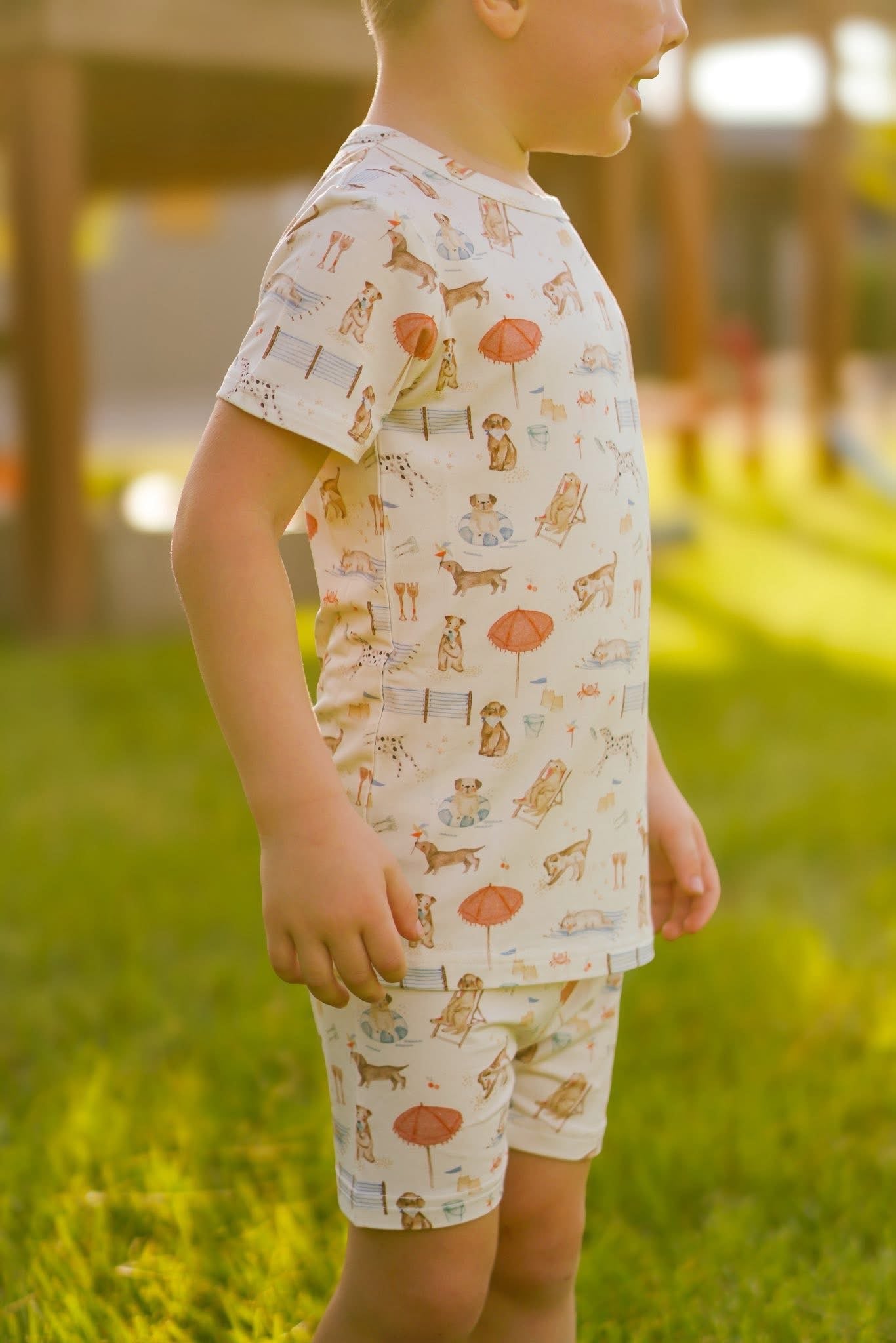 Bamboo "Beach Pawty" 2pc Pajama Set | 12M+