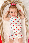 Ribbed Bamboo 2pc Tank Set | Red White & Blue Tulip
