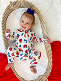 Bamboo Zippy Pajamas | Berry Sweet