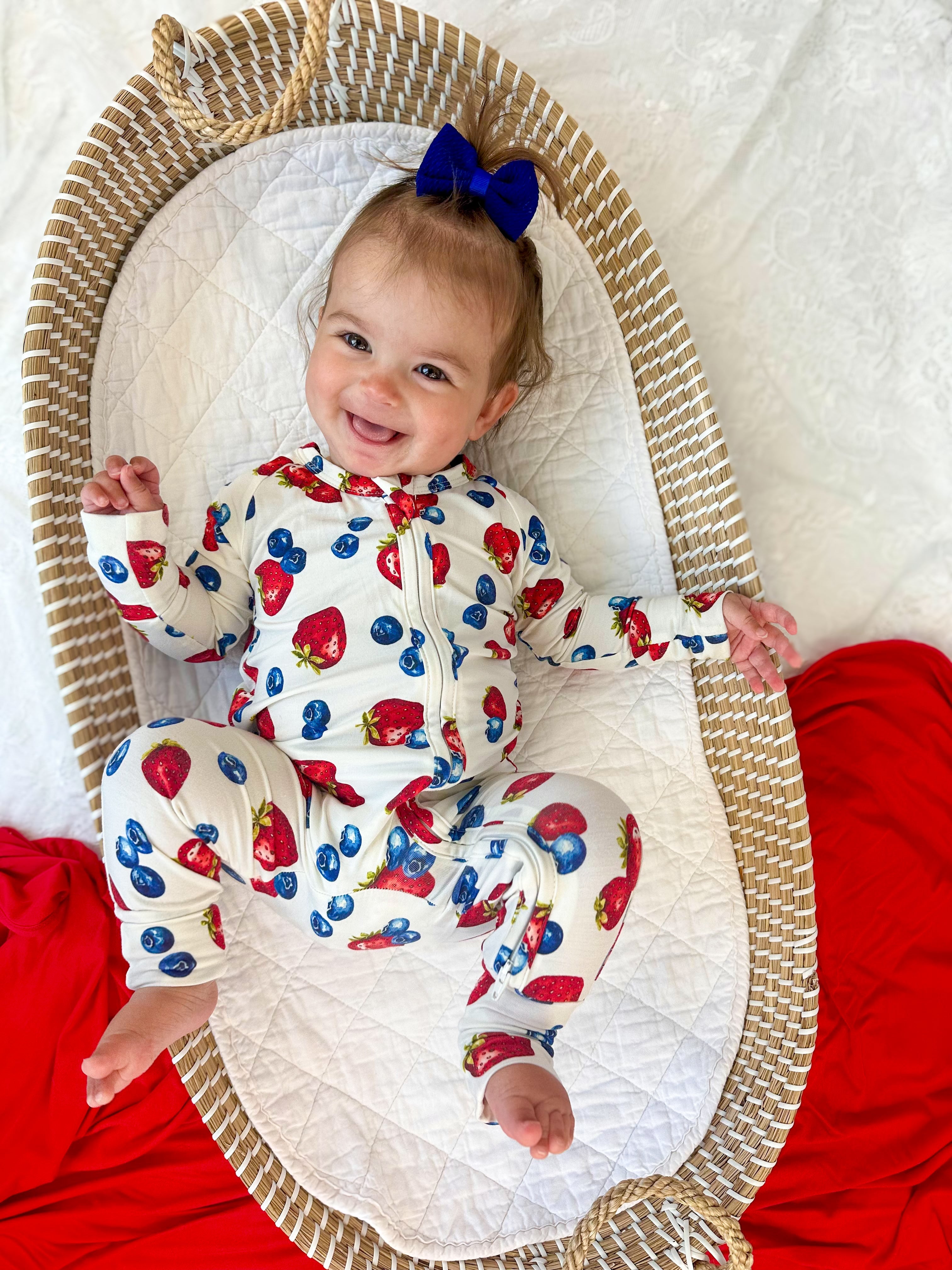 Bamboo Zippy Pajamas | Berry Sweet