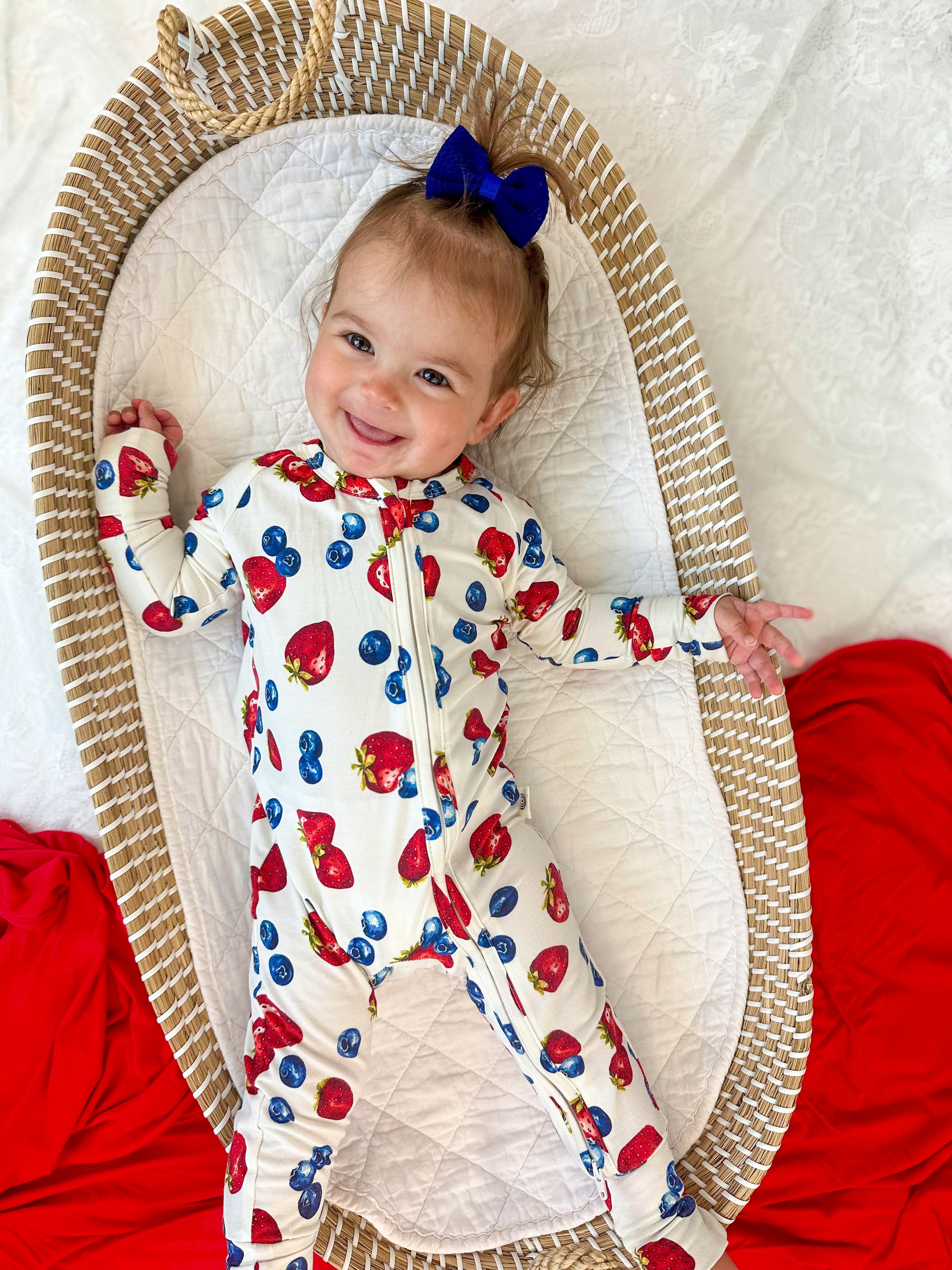 Bamboo Zippy Pajamas | Berry Sweet