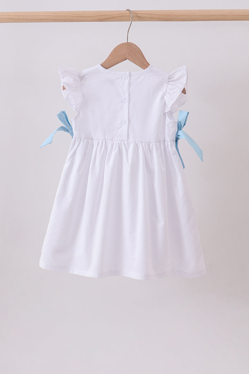 Ruffle Dress | White | 12M+