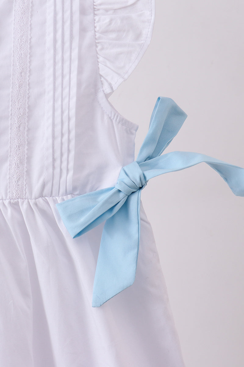 Ruffle Dress | White | 12M+