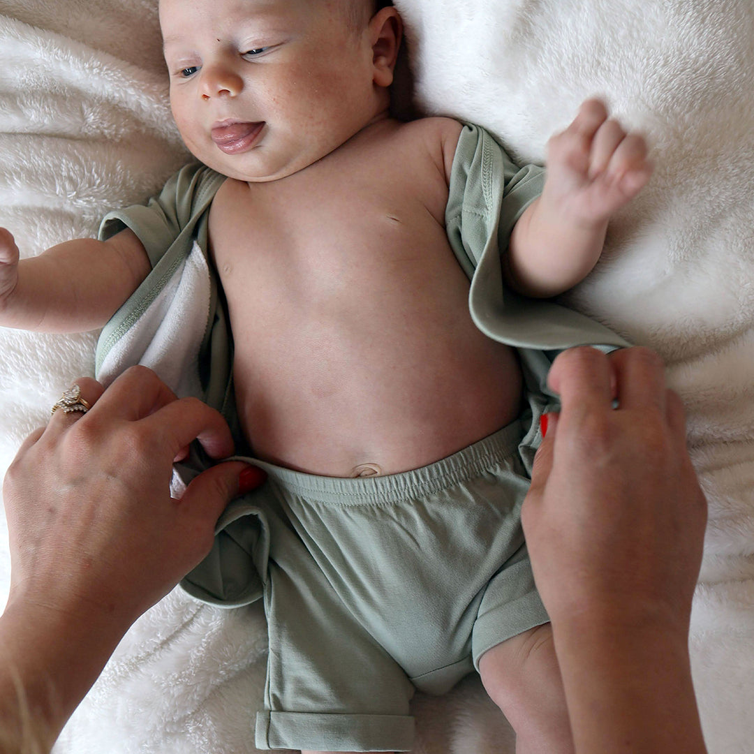 Wrap Romper | Avocado