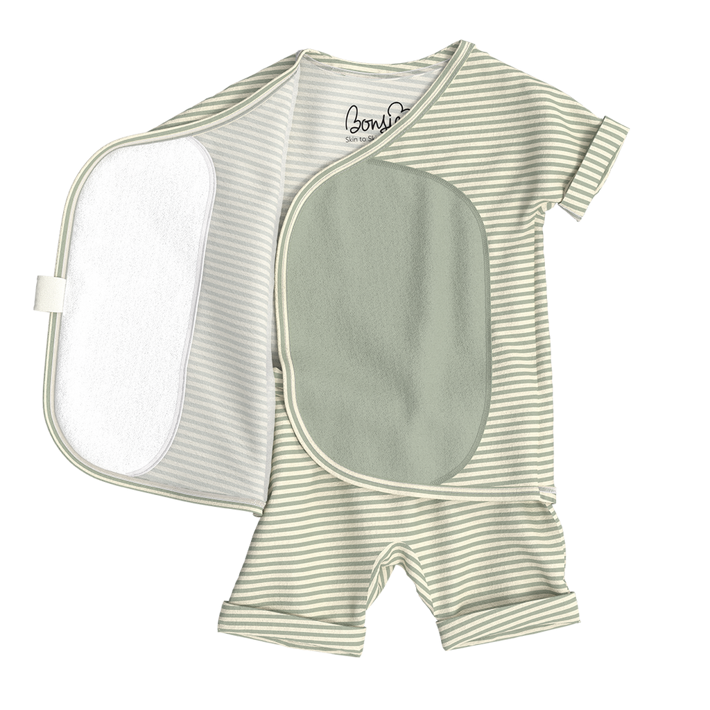 Wrap Romper | Mint Twist