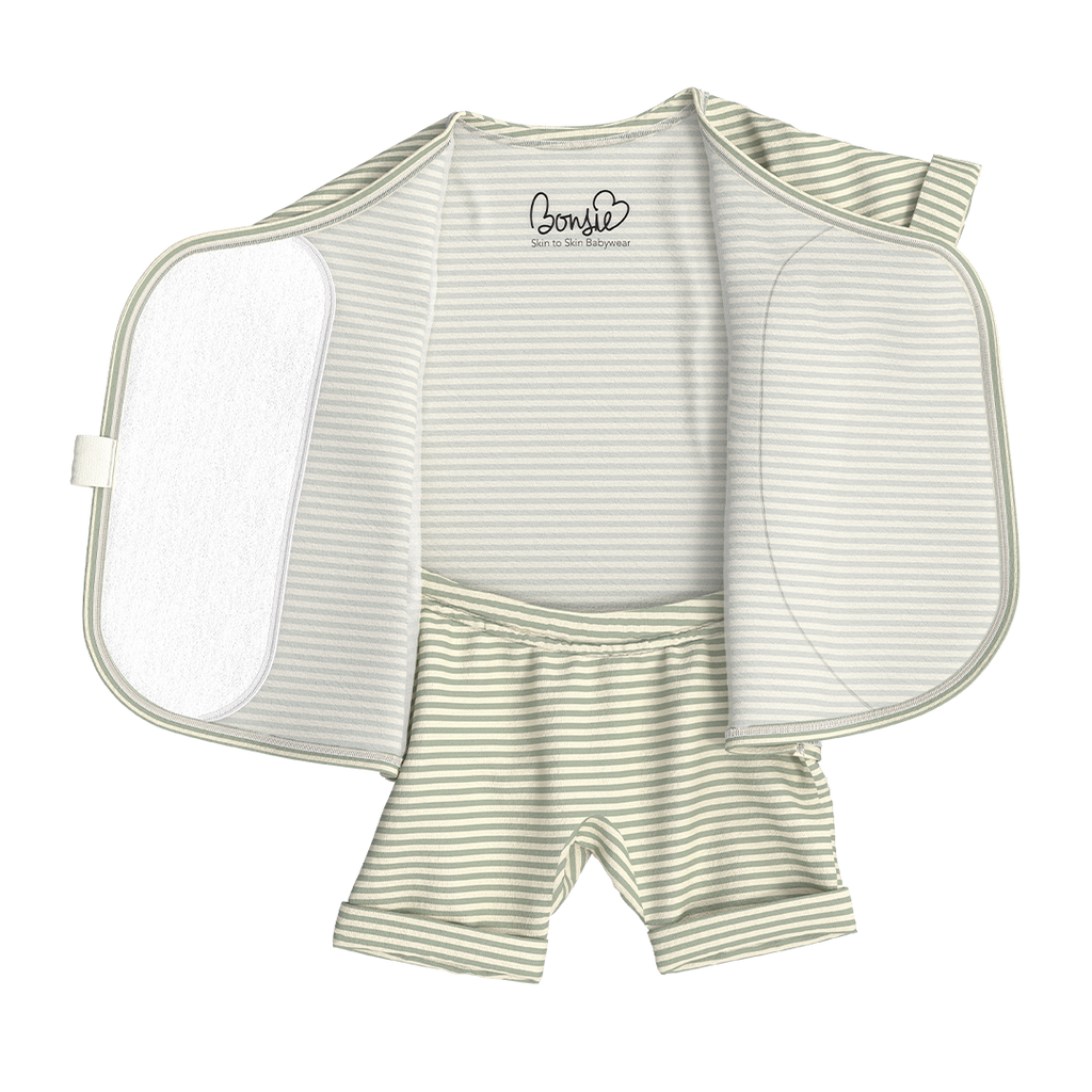 Wrap Romper | Mint Twist