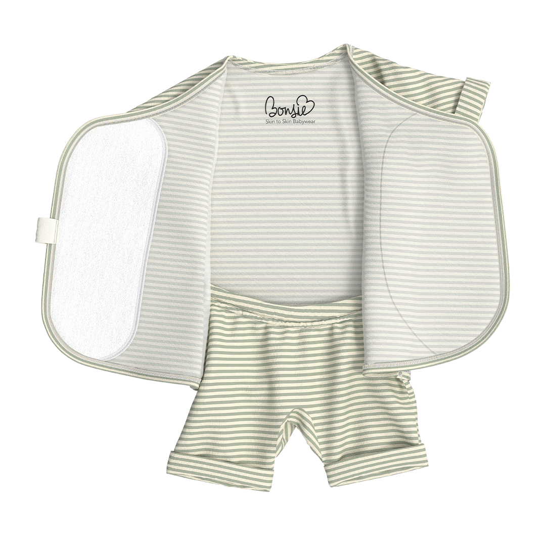 Wrap Romper | Mint Twist