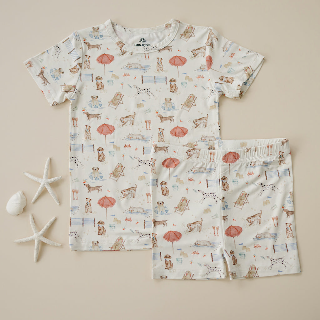Bamboo "Beach Pawty" 2pc Pajama Set | 12M+
