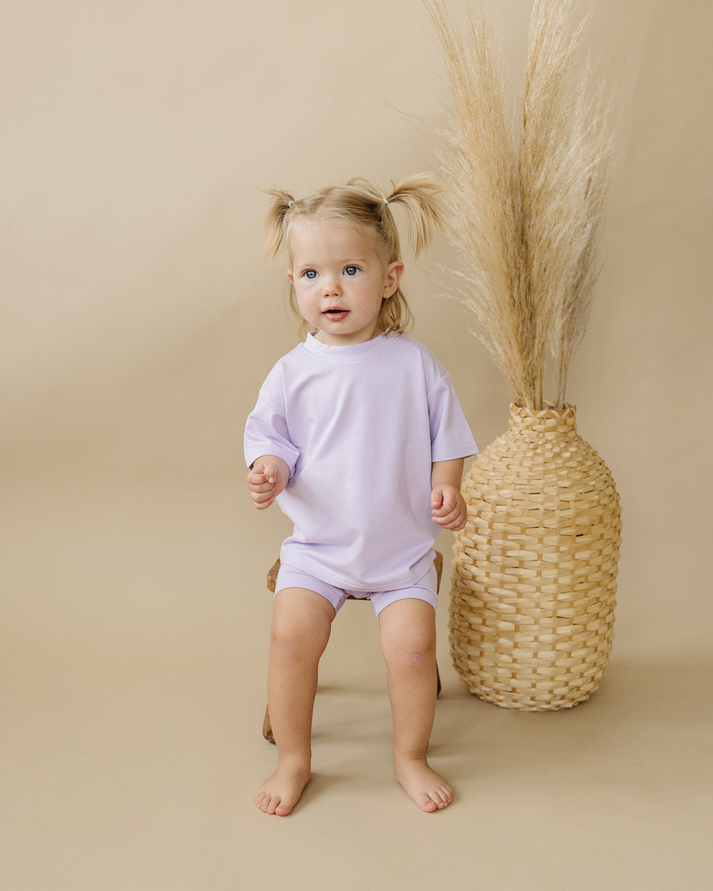 Bamboo Tee & Bike Shorts | SOLD AS SEPARATES