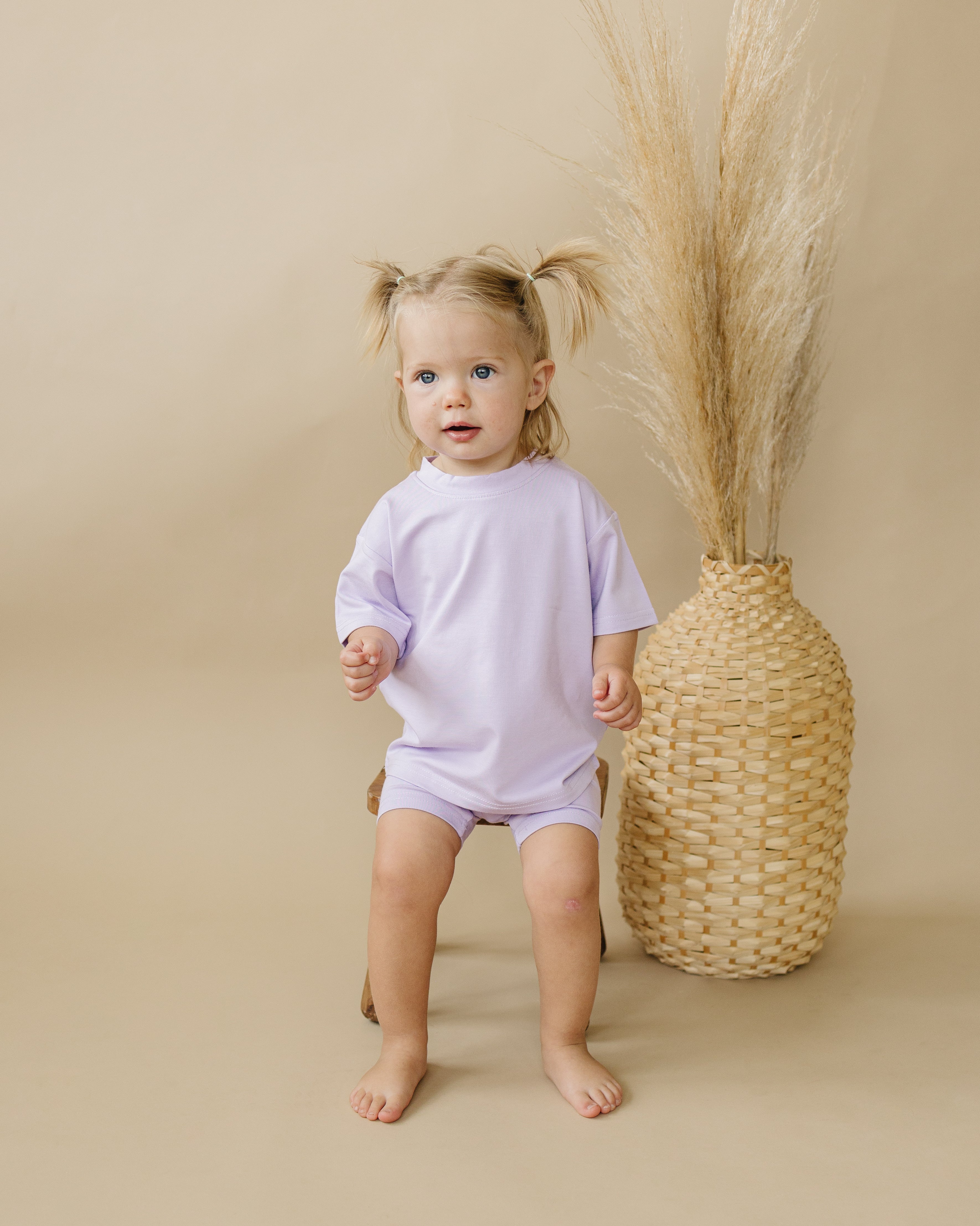Bamboo Tee & Bike Shorts | SOLD AS SEPARATES
