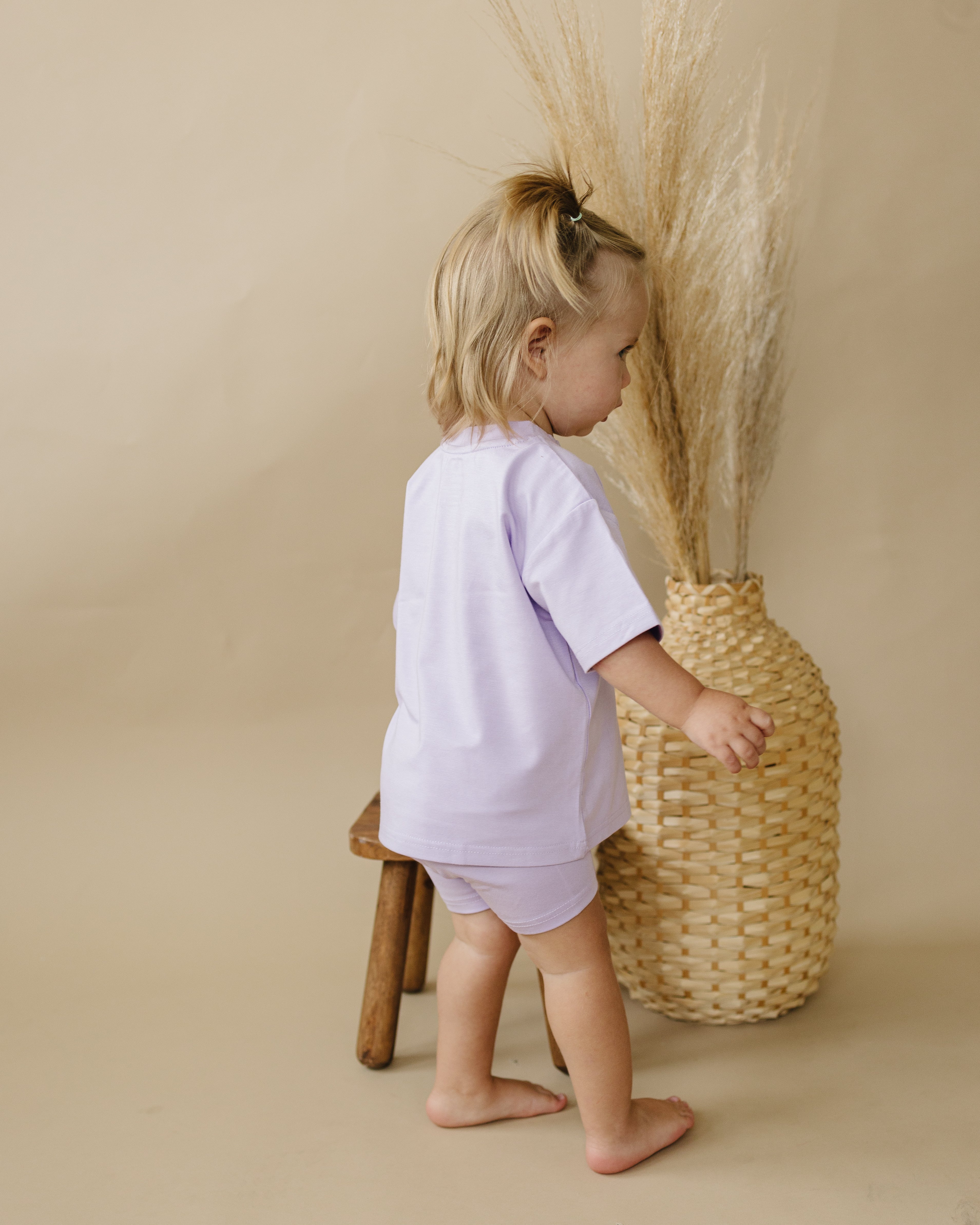 Bamboo Tee & Bike Shorts | SOLD AS SEPARATES