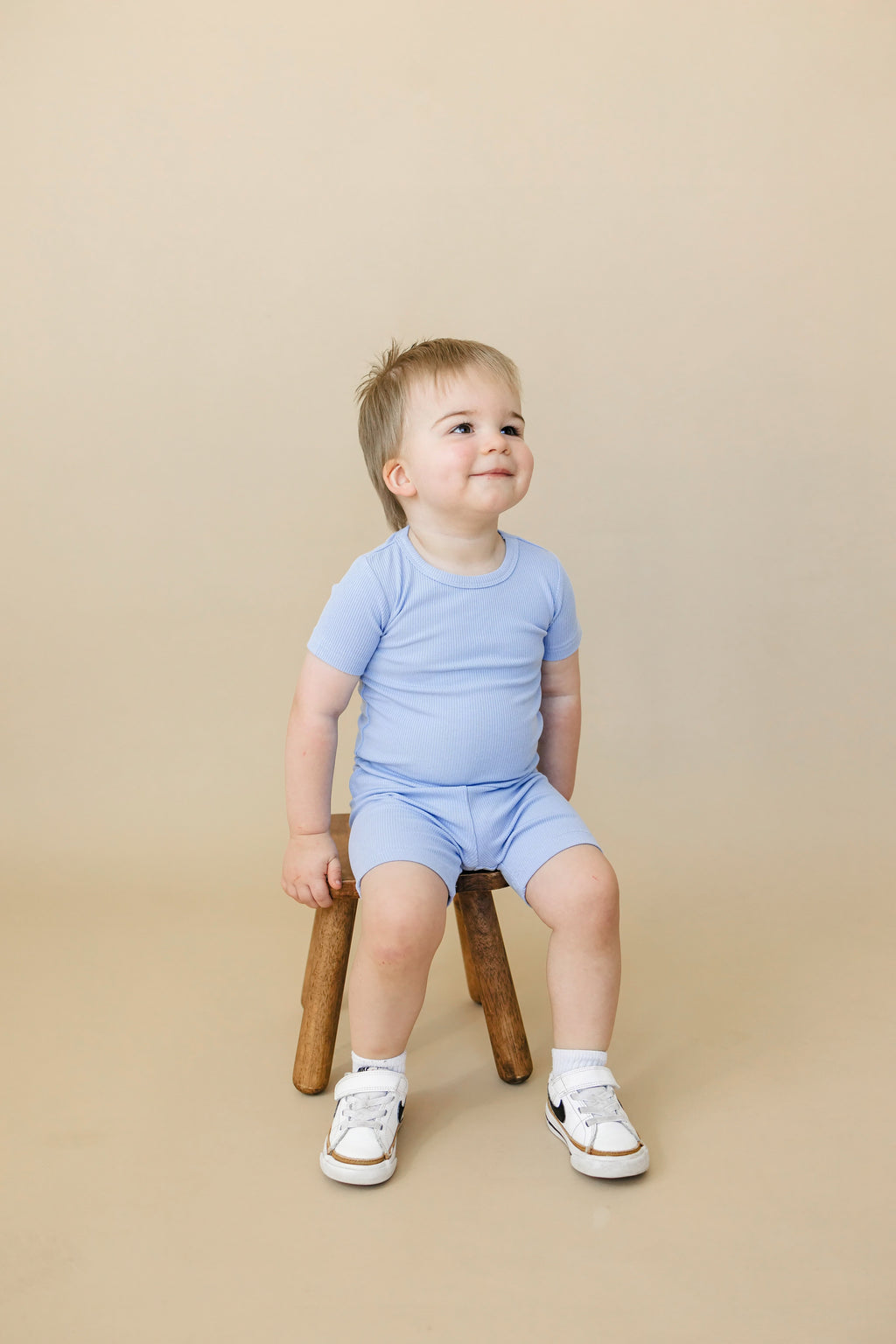 Solid Ribbed Bamboo 2pc Pajama Set | 12M+