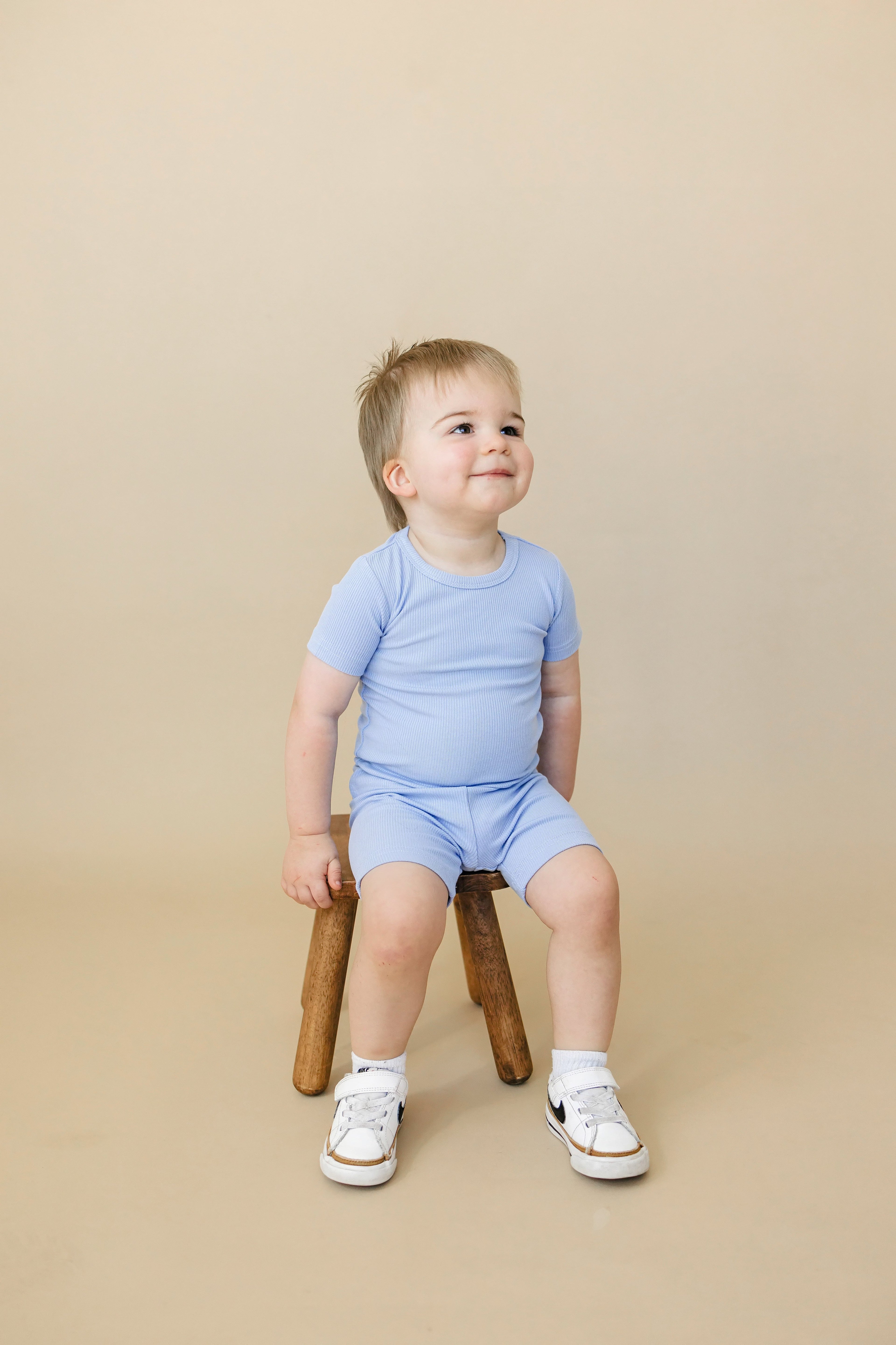 Solid Ribbed Bamboo 2pc Pajama Set | 12M+