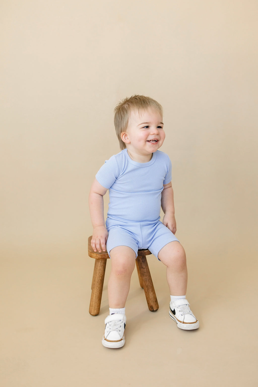 Solid Ribbed Bamboo 2pc Pajama Set | 12M+