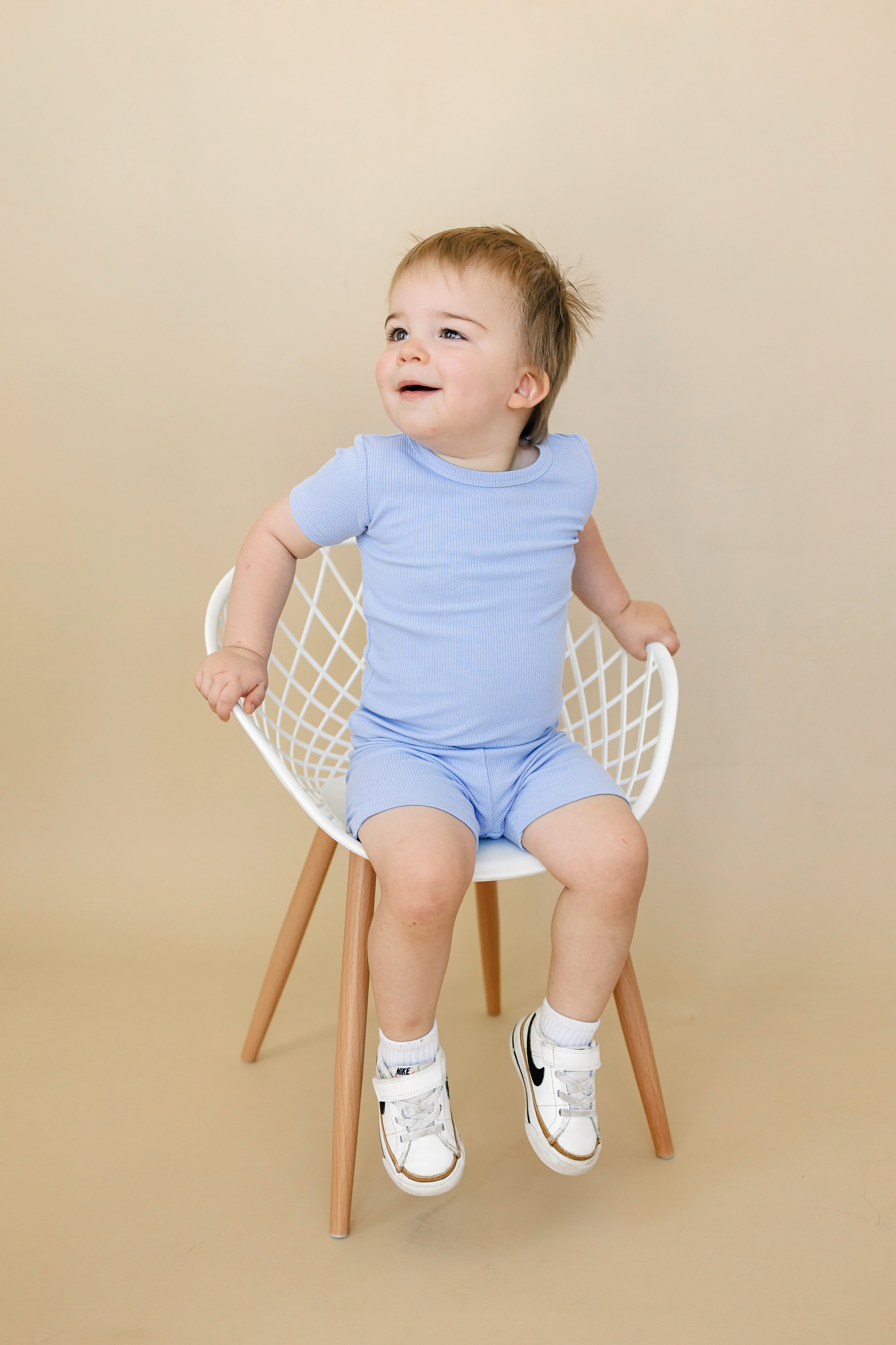 Solid Ribbed Bamboo 2pc Pajama Set | 12M+