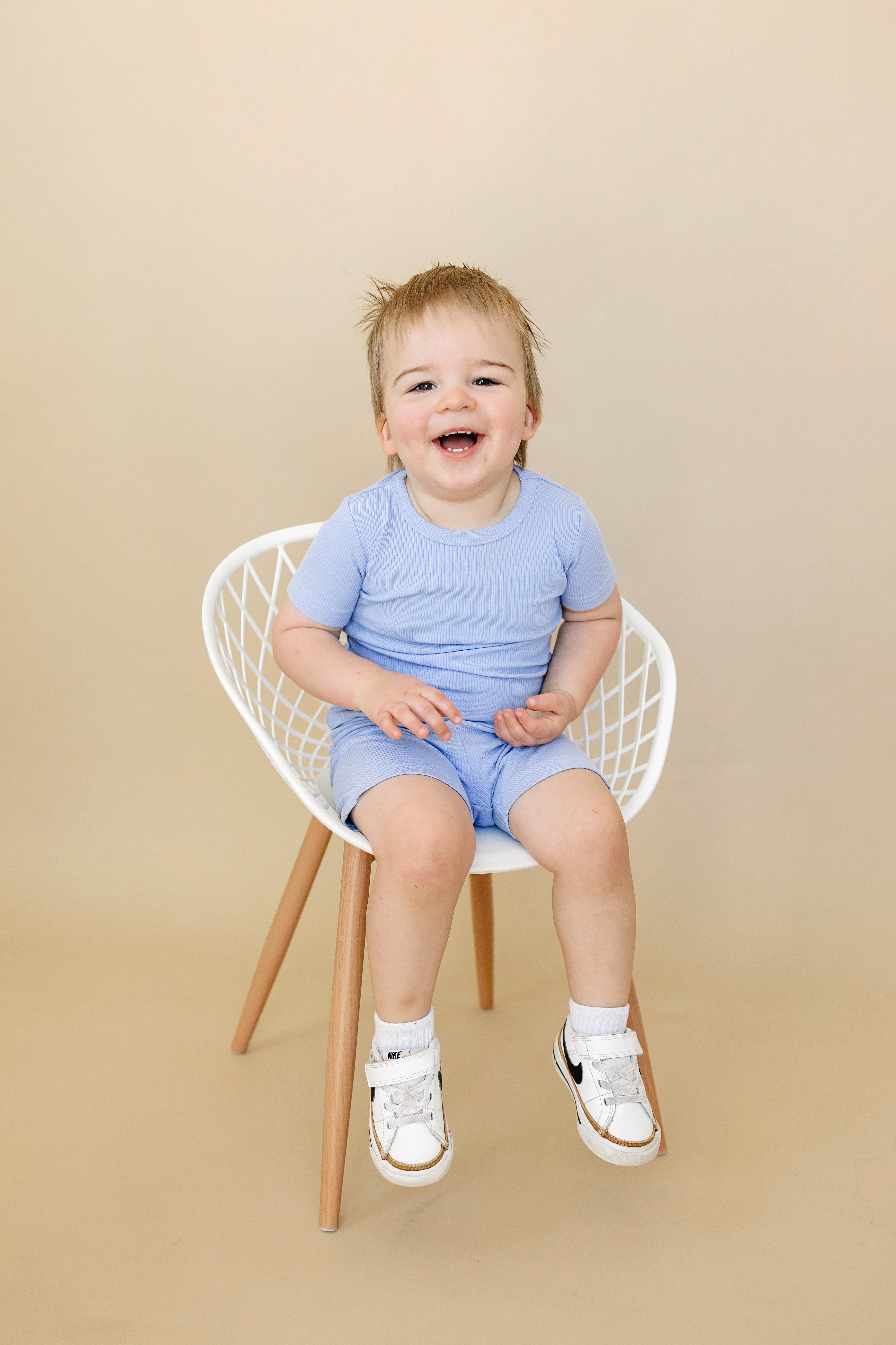 Solid Ribbed Bamboo 2pc Pajama Set | 12M+