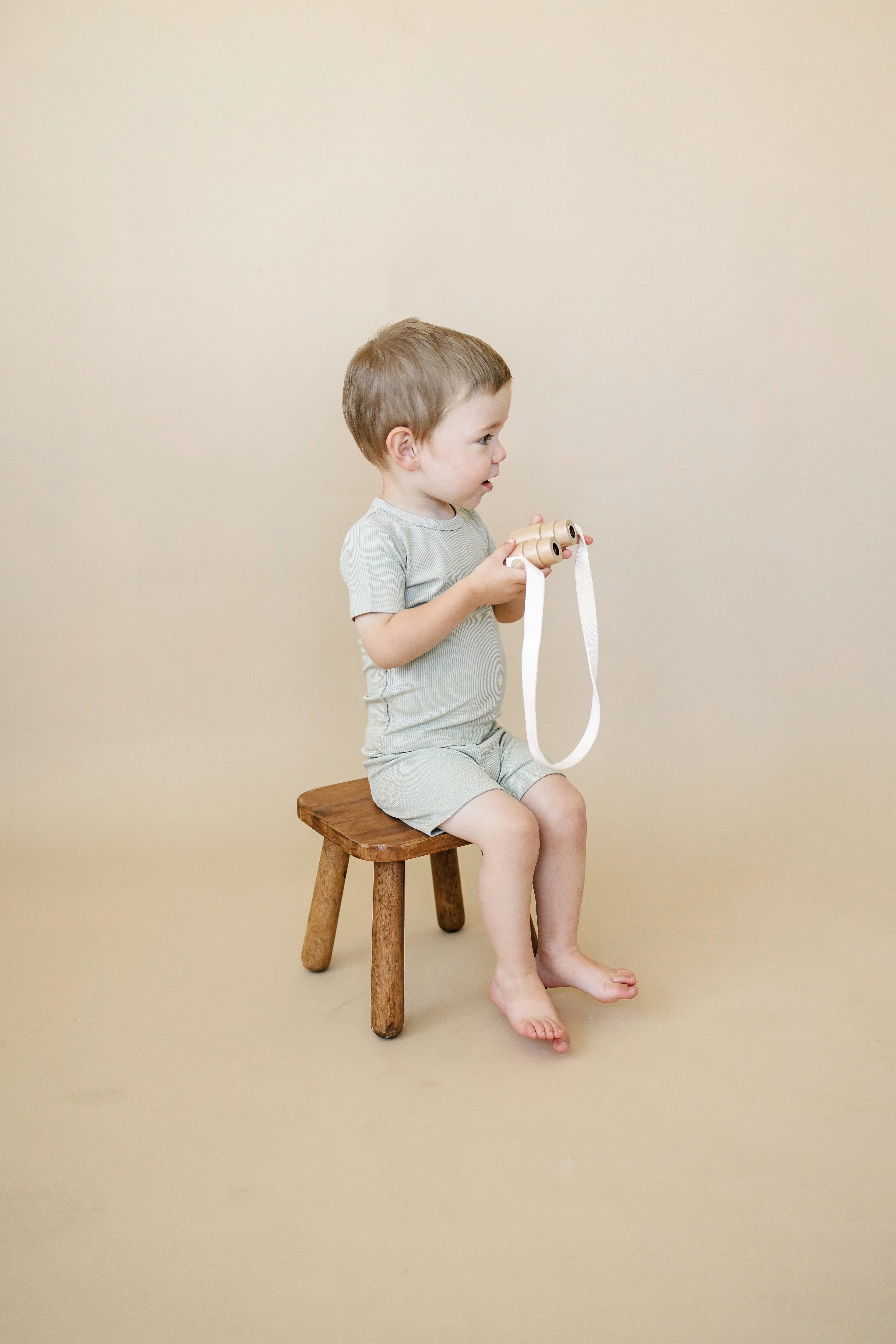 Solid Ribbed Bamboo 2pc Pajama Set | 12M+