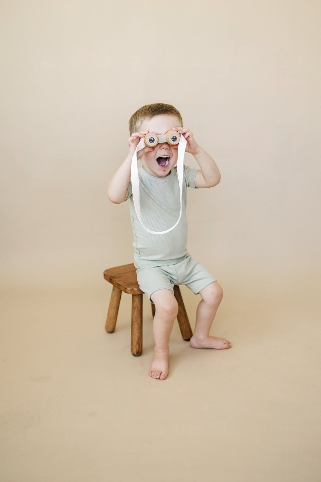 Solid Ribbed Bamboo 2pc Pajama Set | 12M+