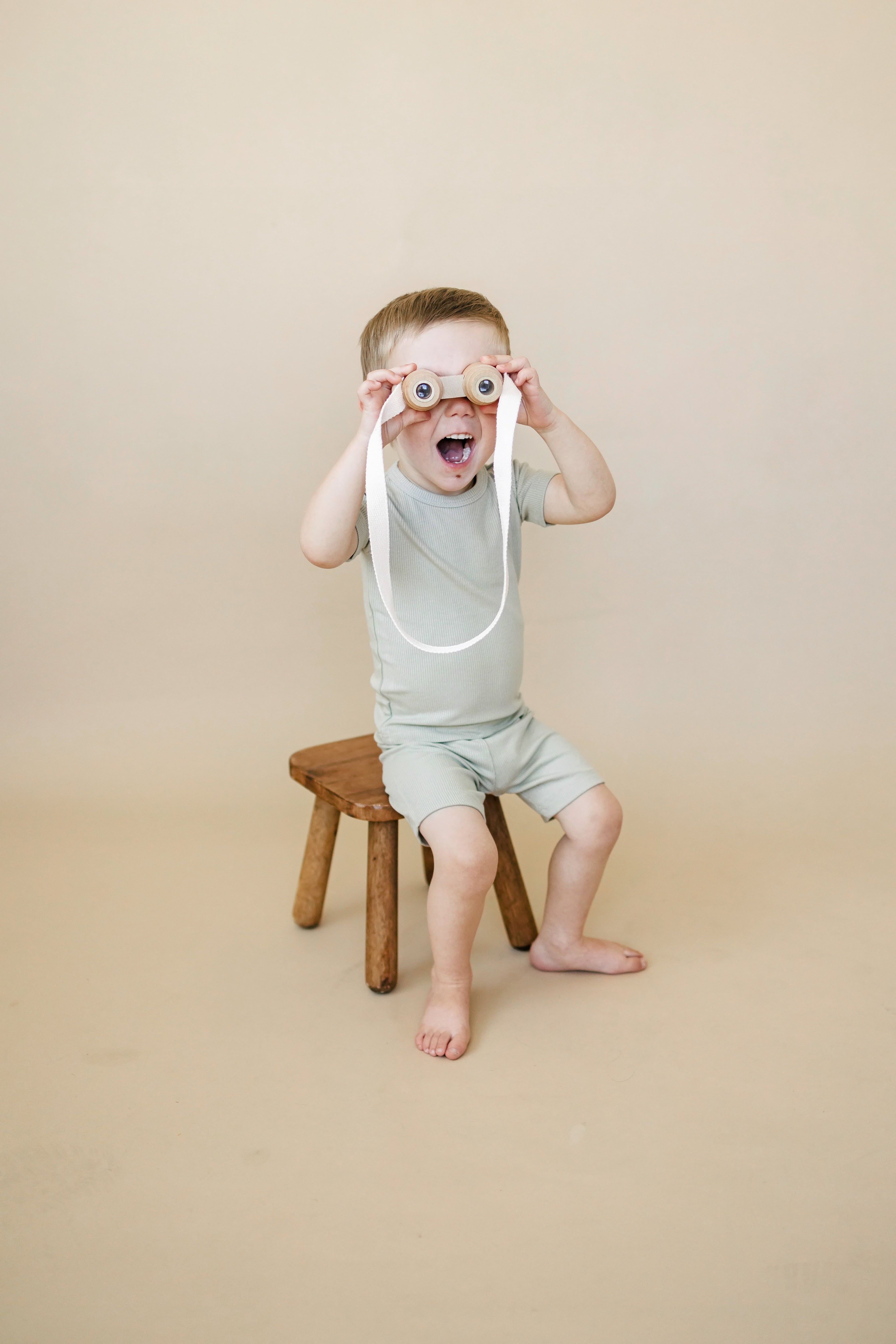 Solid Ribbed Bamboo 2pc Pajama Set | 12M+