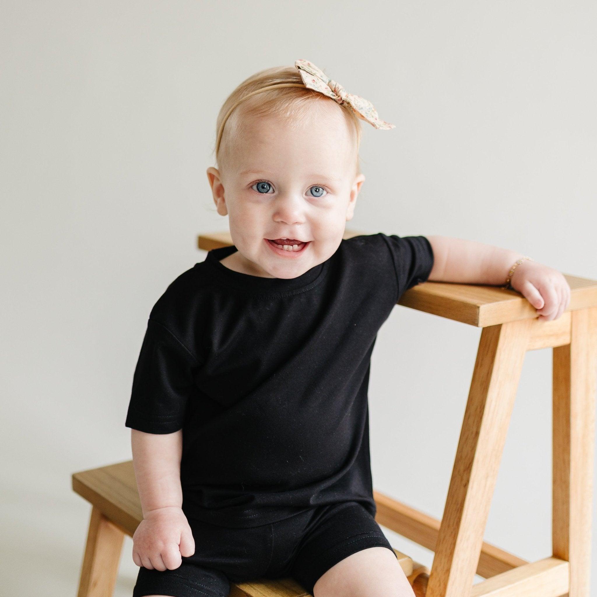 Bamboo Tee & Bike Shorts | SOLD AS SEPARATES
