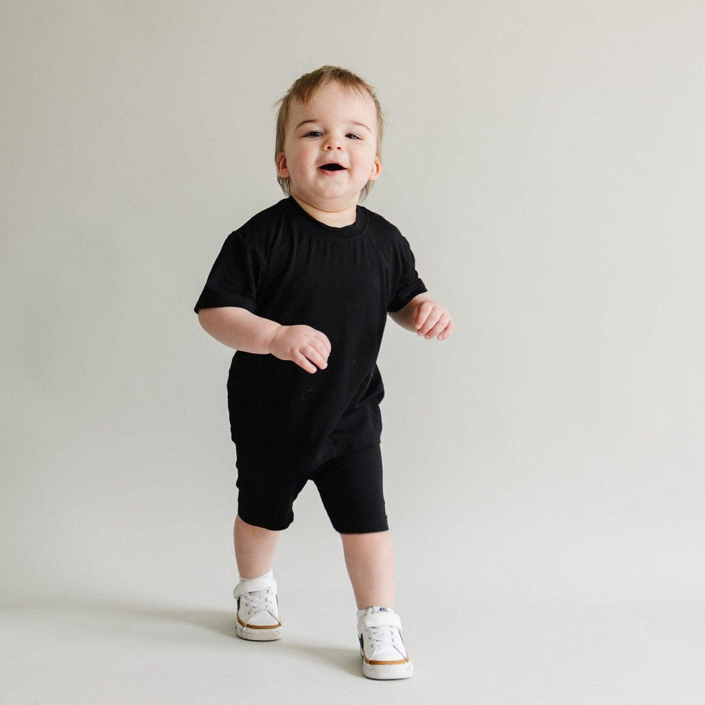Bamboo Tee & Bike Shorts | SOLD AS SEPARATES