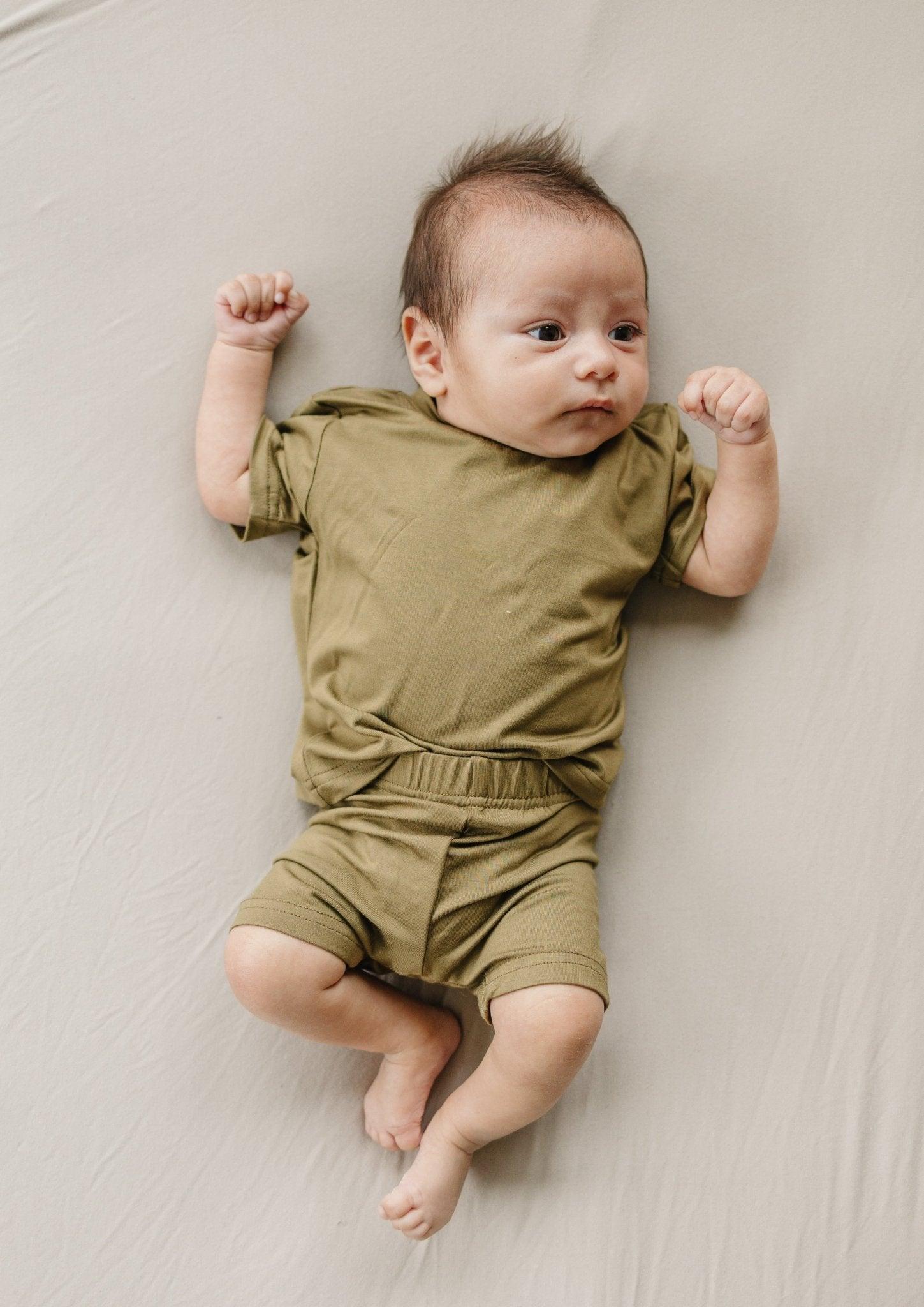 Bamboo Tee & Bike Shorts | SOLD AS SEPARATES