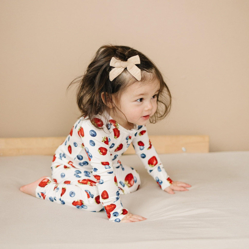 Bamboo Zippy Pajamas | Berry Sweet