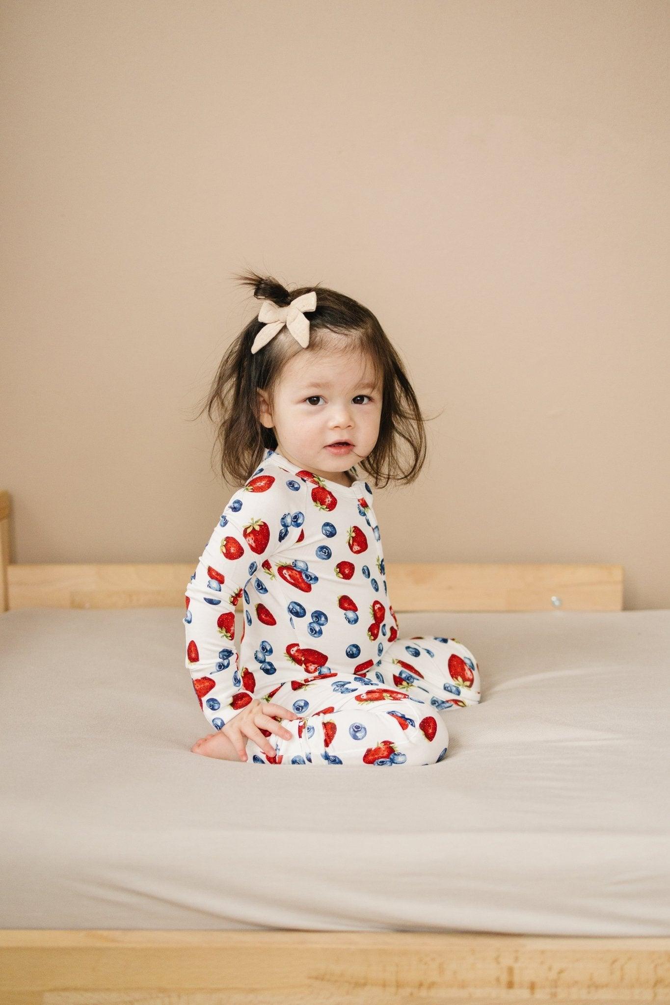 Bamboo Zippy Pajamas | Berry Sweet