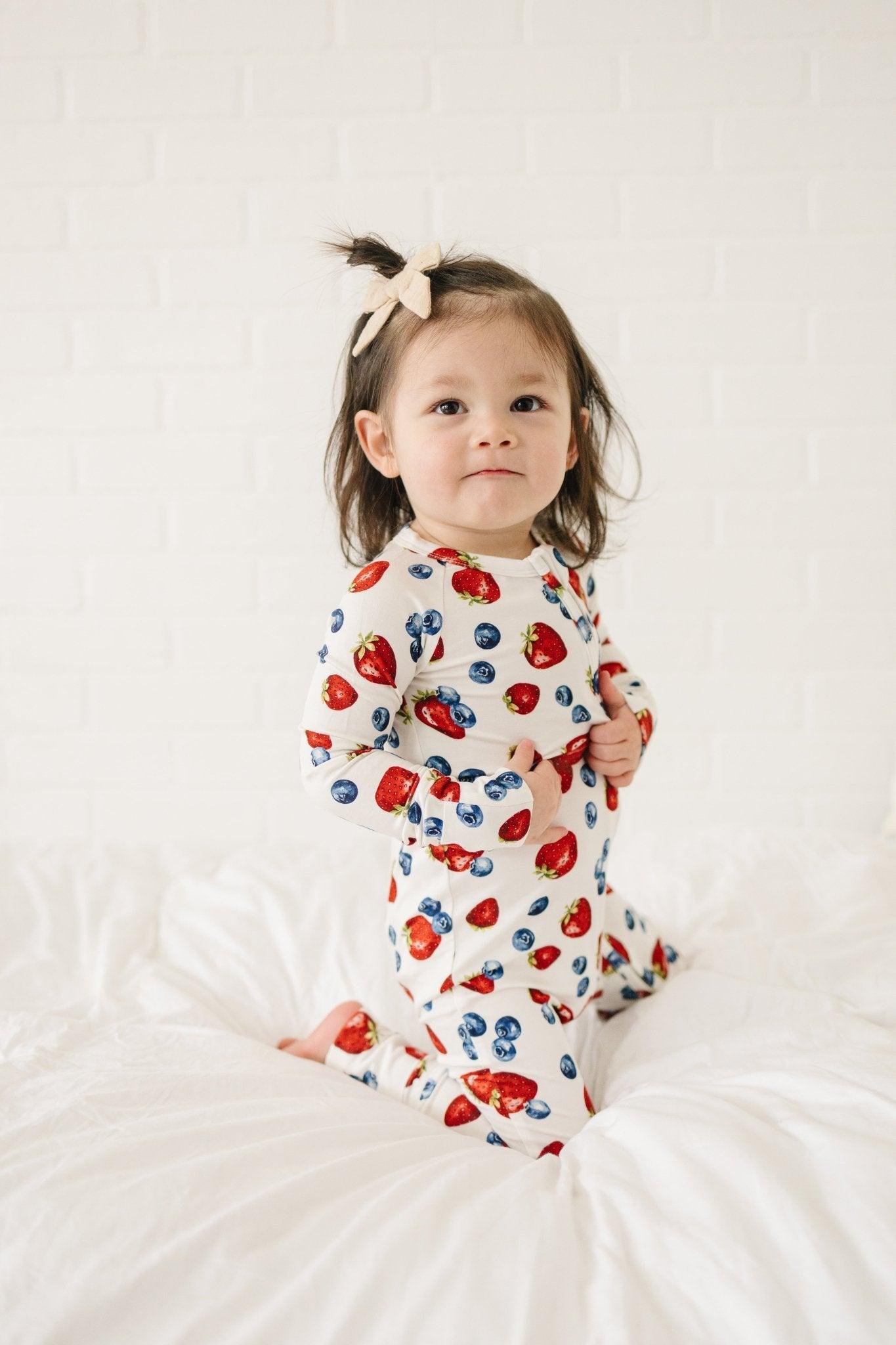 Bamboo Zippy Pajamas | Berry Sweet