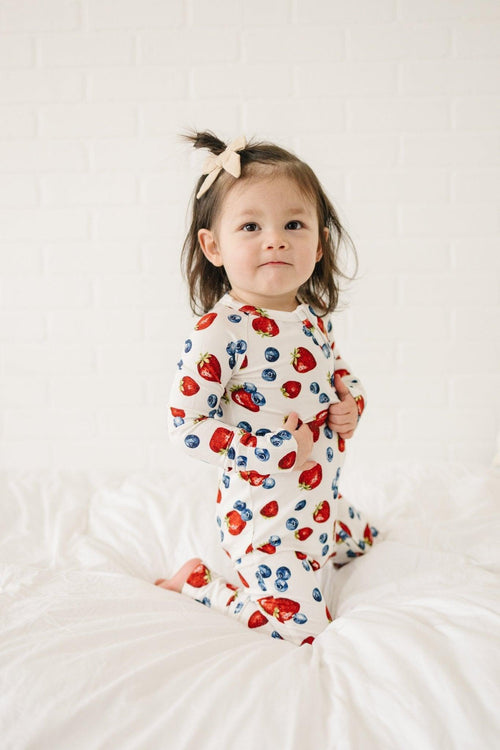 Bamboo Zippy Pajamas | Berry Sweet