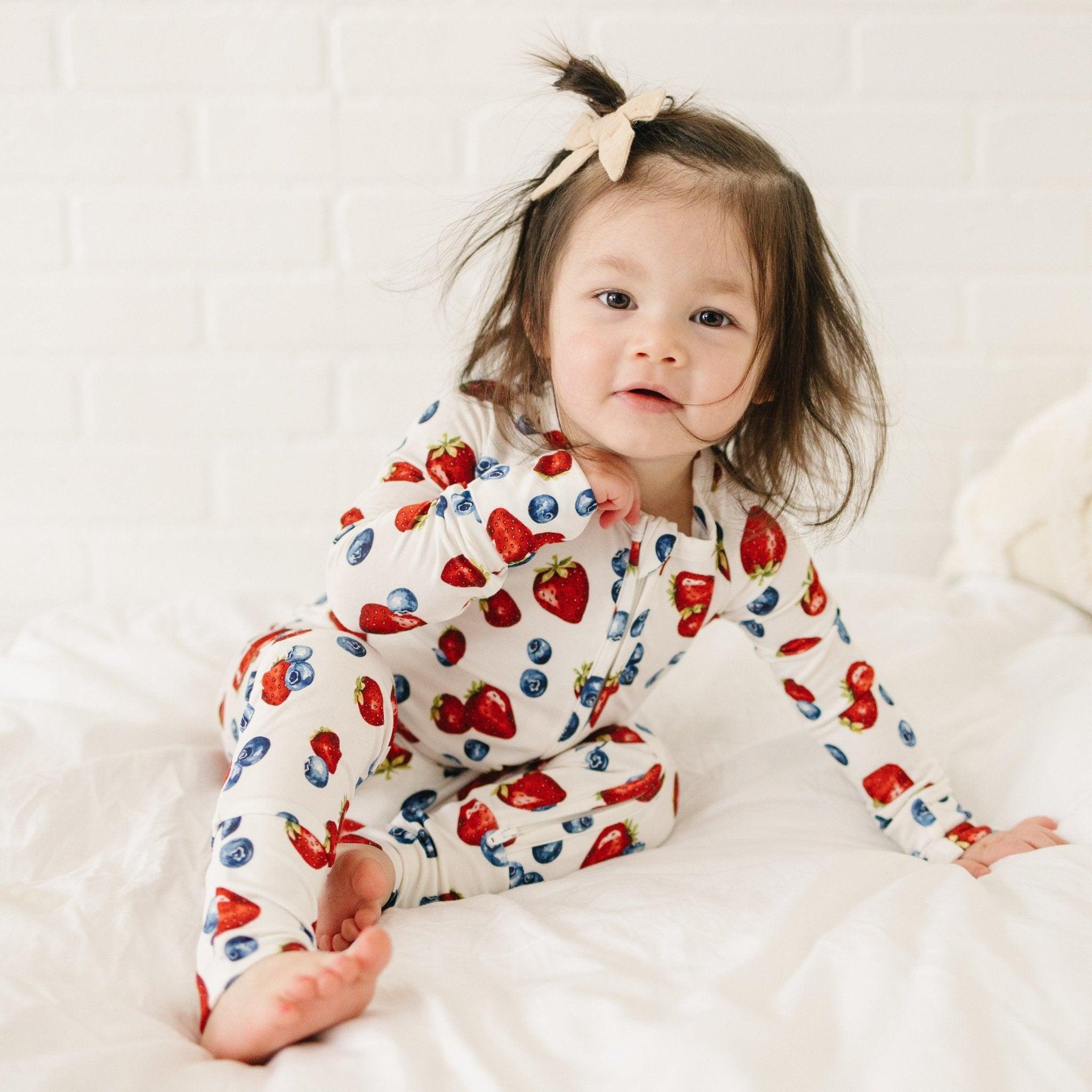 Bamboo Zippy Pajamas | Berry Sweet