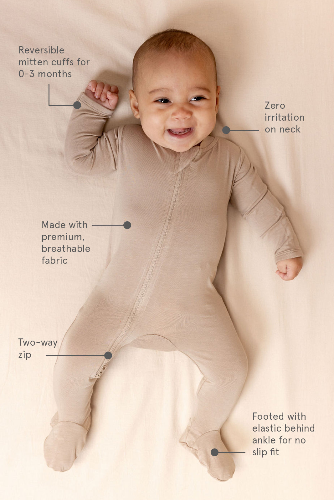 CloudBlend™ Footed Pajamas