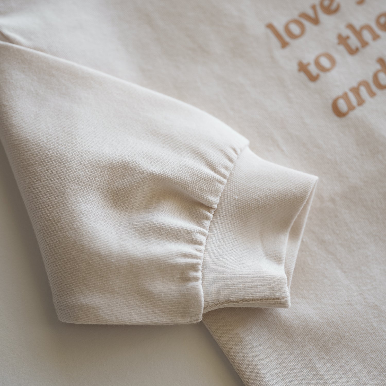 Organic Cotton Long Sleeve | "Love You To The Moon And Back"