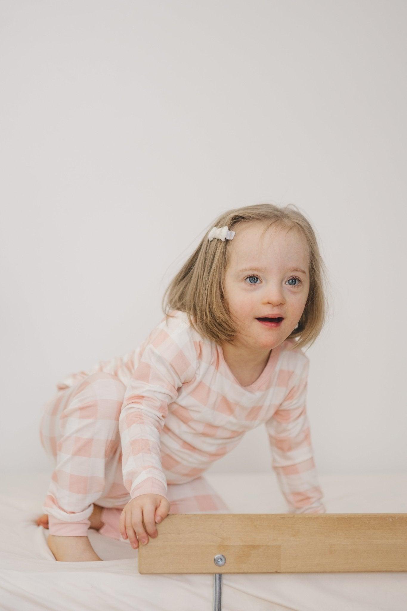 Bamboo 2pc Pajama Set | Pink Gingham | 12M+