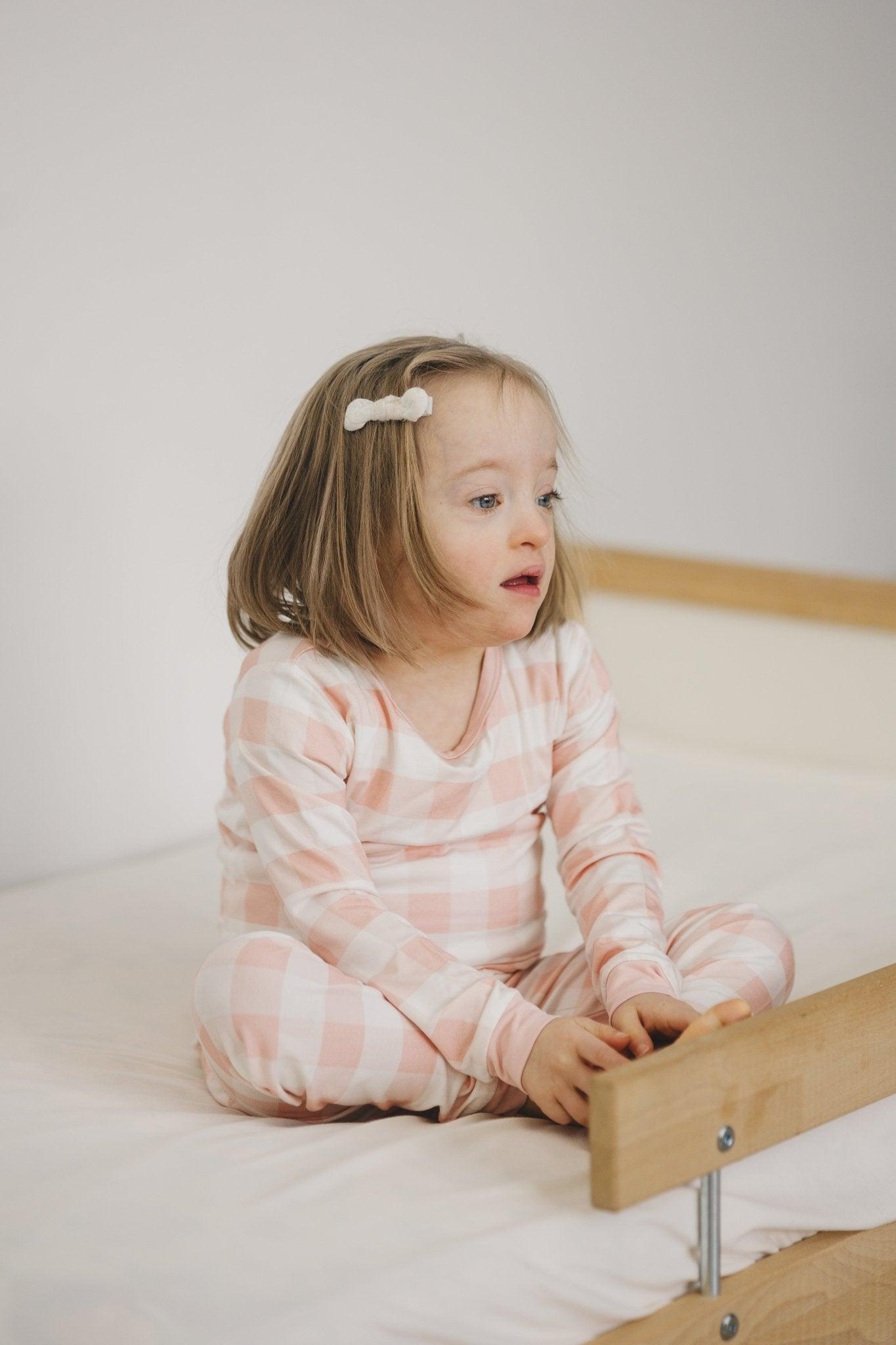 Bamboo 2pc Pajama Set | Pink Gingham | 12M+